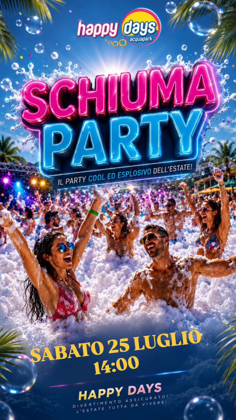 Schiuma Party Acquapark Happy Days